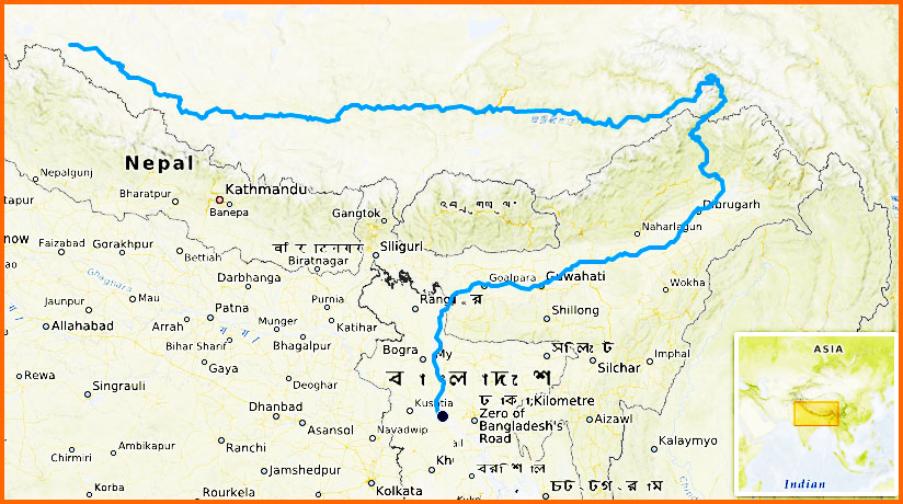 The Brahmaputra River